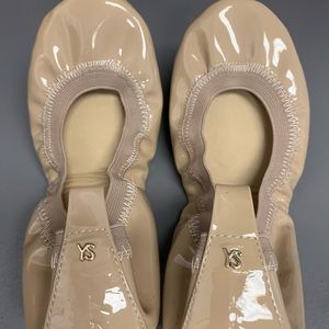 Yosi Samra Samara Leather Flats Blush